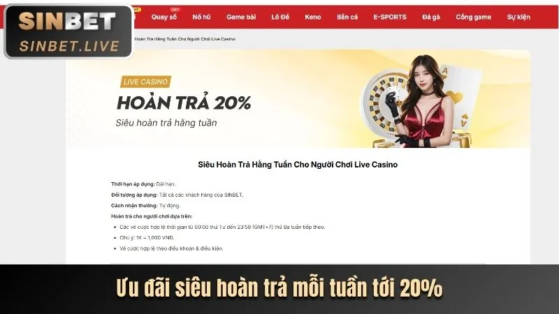 Tiền thưởng nạp lần đầu BK88